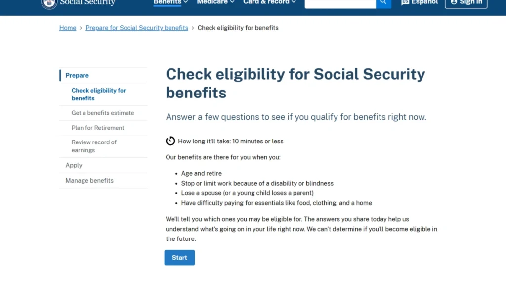 Eligibility Requirements for SSI