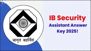 ​IB Security Assistant Answer Key 2025